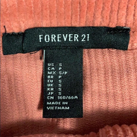 Mauve Pink Corduroy Skirt Forever 21 - Picture 2 of 2